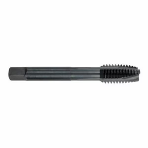 Spiral Point Tap, Oversized, Series 2090, Imperial, UNF, 1428, Plug Chamfer, 3 Flutes, HSS, Black, Sheartap, Mfr#: 34553